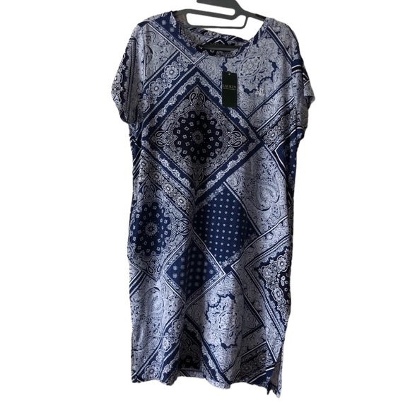 NWT Lauren Ralph Lauren Chemise Medium - Picture 9 of 9